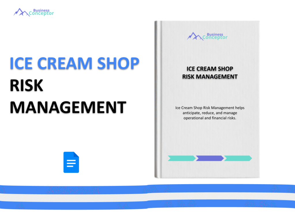 Cover RISK MANAGEMENT for Ice Cream Shop