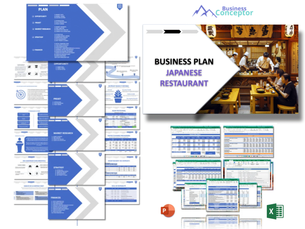 Cover Business plan for Japanese Restaurant