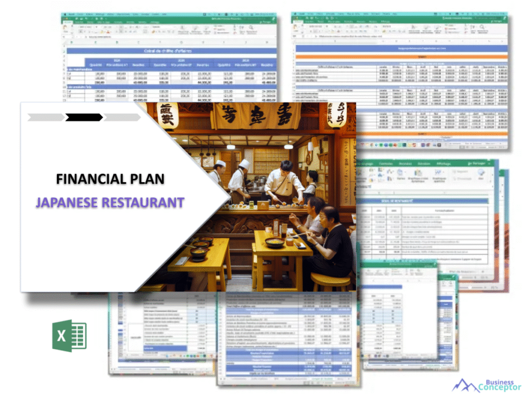 Cover Financial plan for Japanese Restaurant