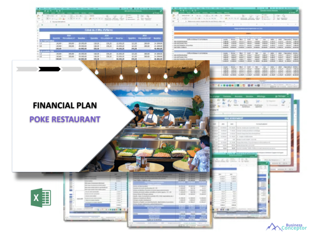 Cover Financial plan for Poke Restaurant