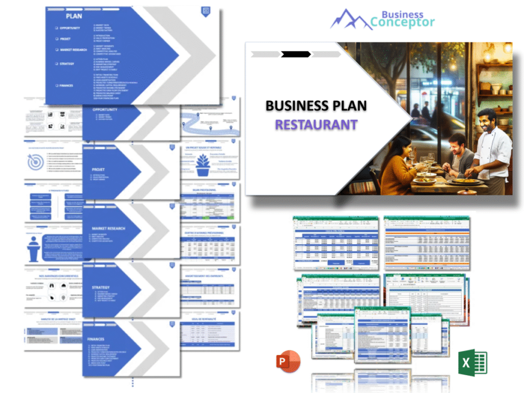 Cover Business plan for Restaurant