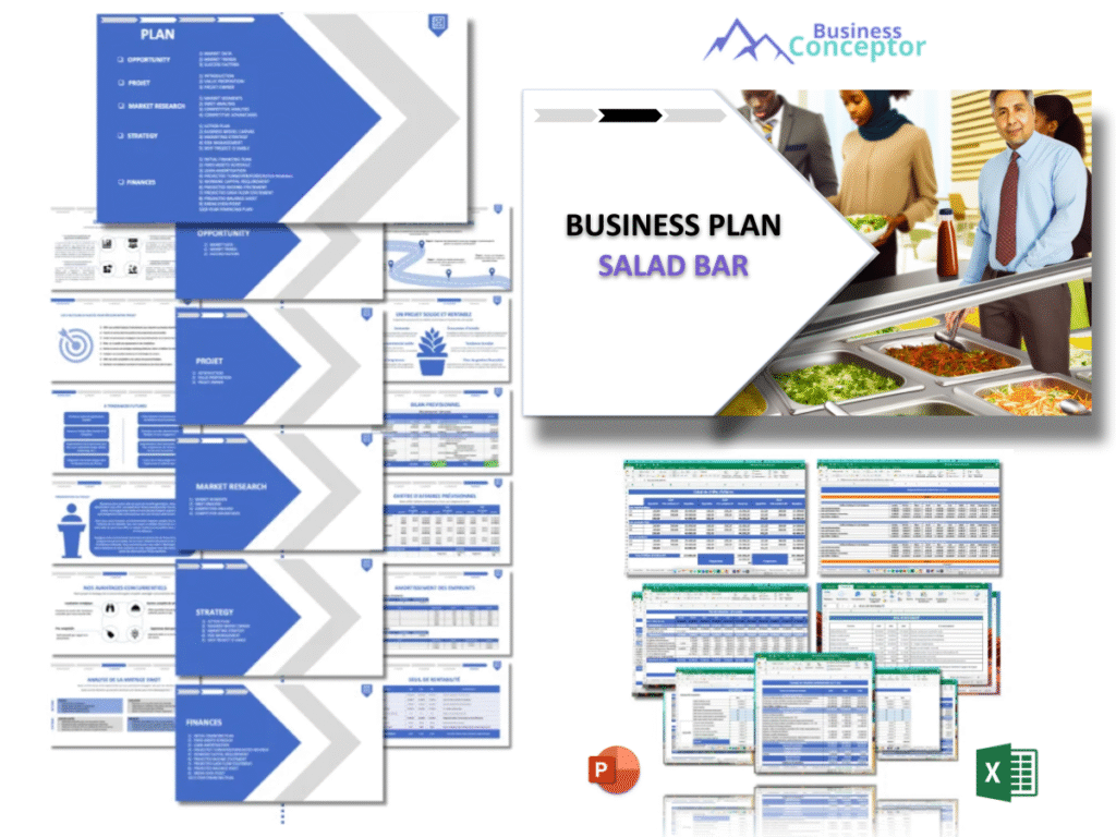 Cover Business plan for Salad Bar