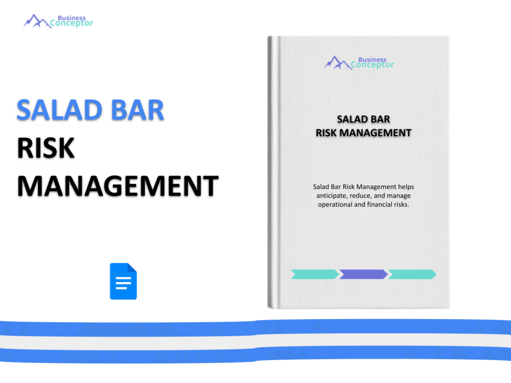 Cover RISK MANAGEMENT for Salad Bar
