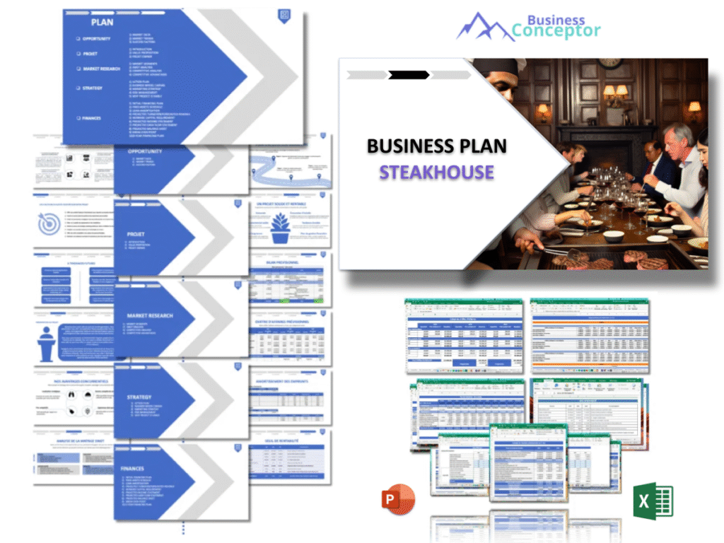 Cover Business plan for Steakhouse