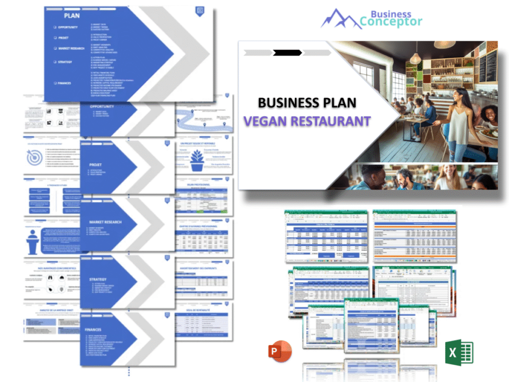Cover Business plan for Vegan Restaurant
