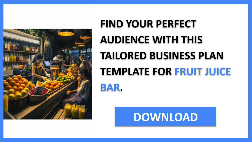 Fruit Juice Bar Customer Segments FOR FRUIT JUICE BAR-5