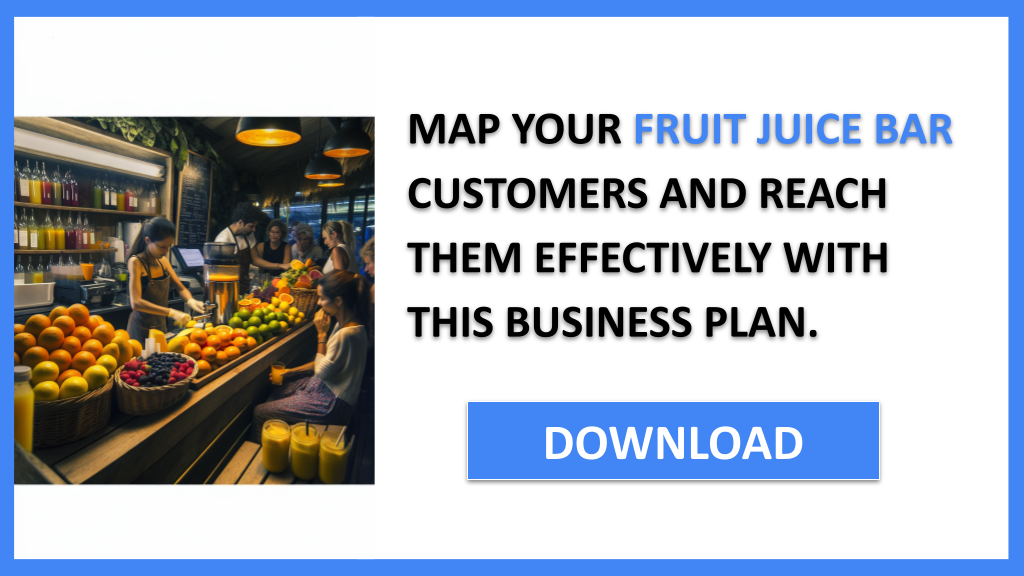 Fruit Juice Bar Customer Segments FOR FRUIT JUICE BAR-6