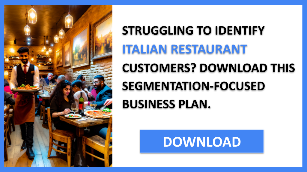 Italian Restaurant Customer Segments FOR ITALIAN RESTAURANT-4