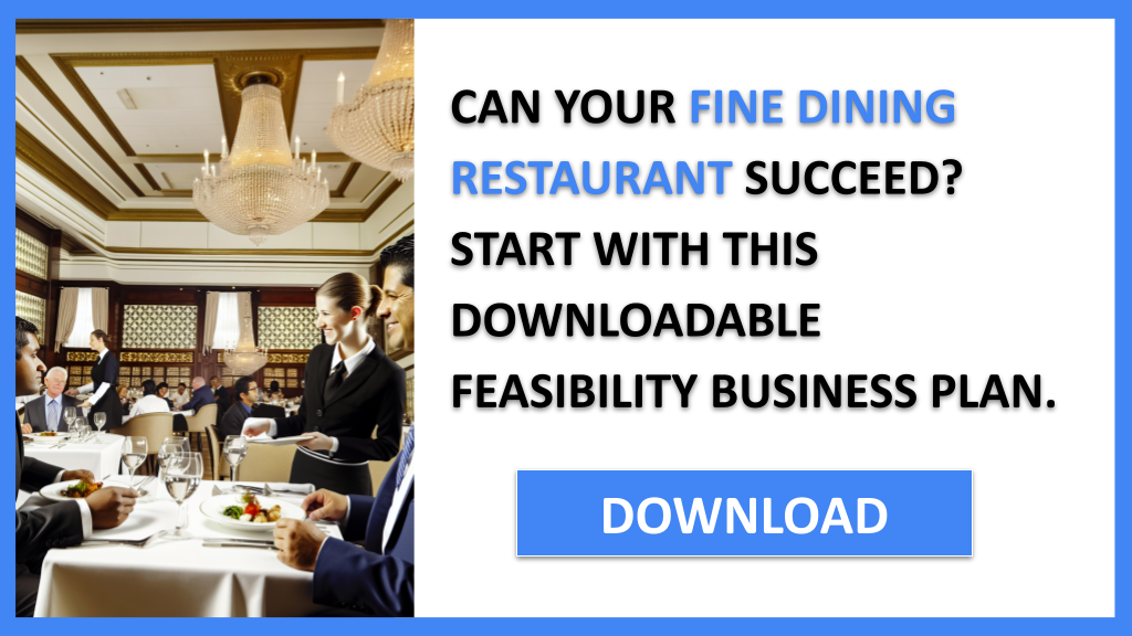 Fine Dining Restaurant Feasibility Study FOR FINE DINING RESTAURANT-4