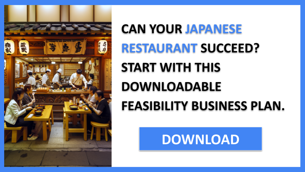 Japanese Restaurant Feasibility Study FOR JAPANESE RESTAURANT-4