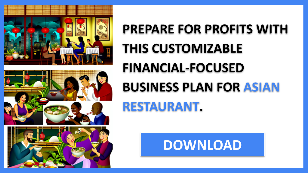 Asian Restaurant Financial Plan FOR ASIAN RESTAURANT-6