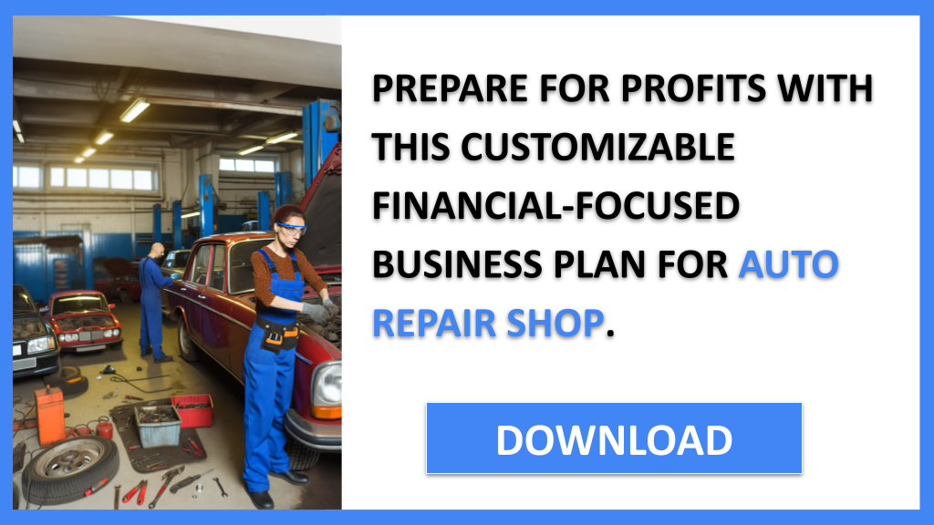 Auto Repair Shop Financial Plan FOR AUTO REPAIR SHOP-6