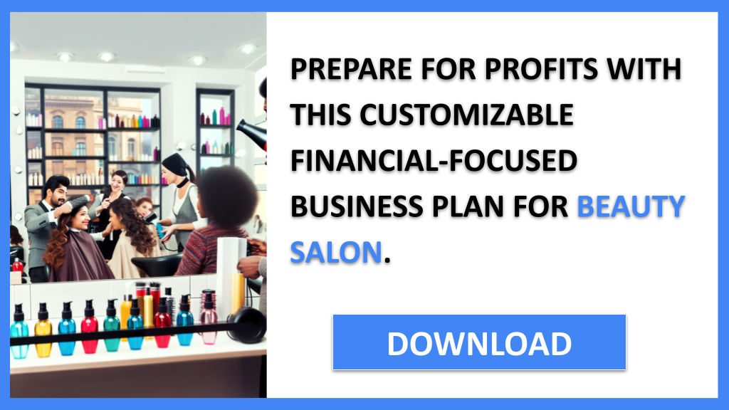 Beauty Salon Financial Plan FOR BEAUTY SALON-6