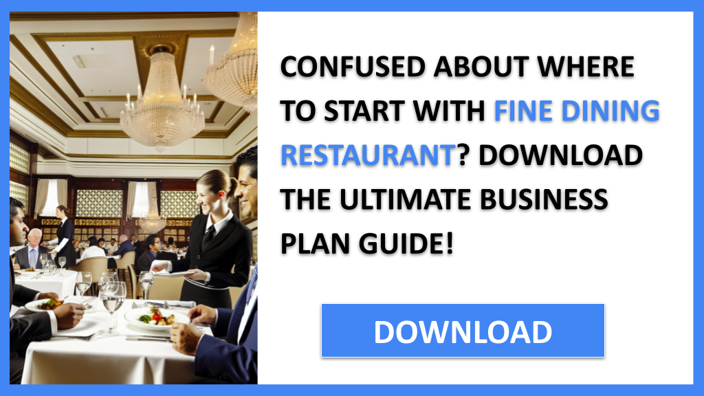 Fine Dining Restaurant Financial Plan FOR FINE DINING RESTAURANT-4