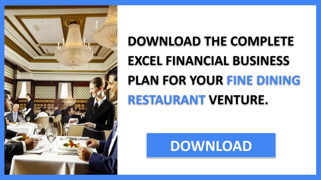 Fine Dining Restaurant Financial Plan FOR FINE DINING RESTAURANT-5