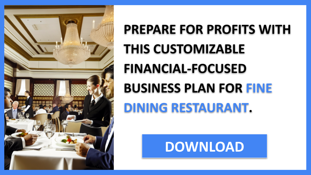 Fine Dining Restaurant Financial Plan FOR FINE DINING RESTAURANT-6