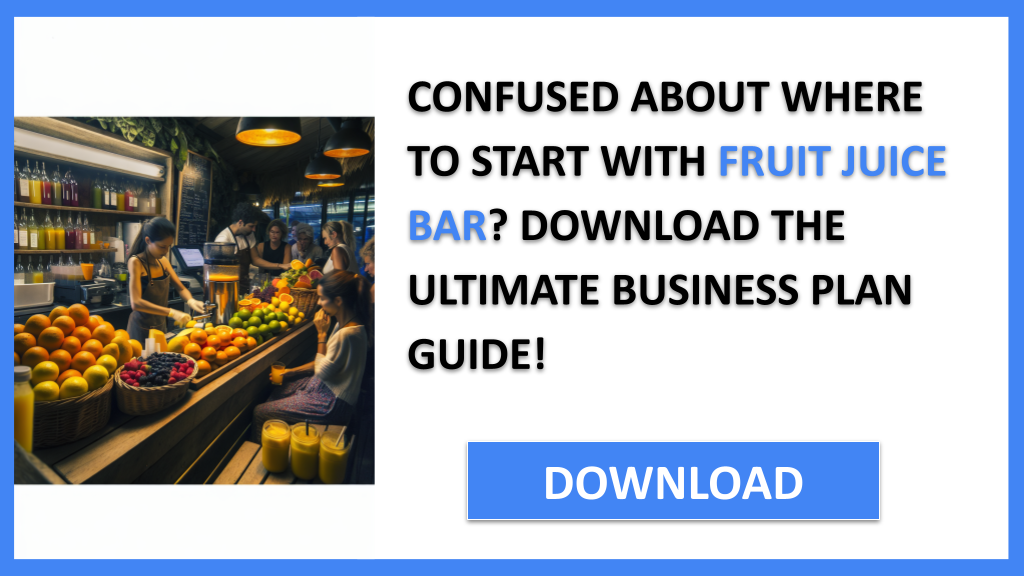 Fruit Juice Bar Financial Plan FOR FRUIT JUICE BAR-4