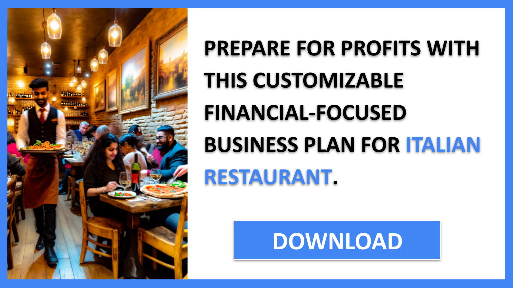 Italian Restaurant Financial Plan FOR ITALIAN RESTAURANT-6