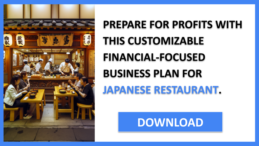 Japanese Restaurant Financial Plan FOR JAPANESE RESTAURANT-6