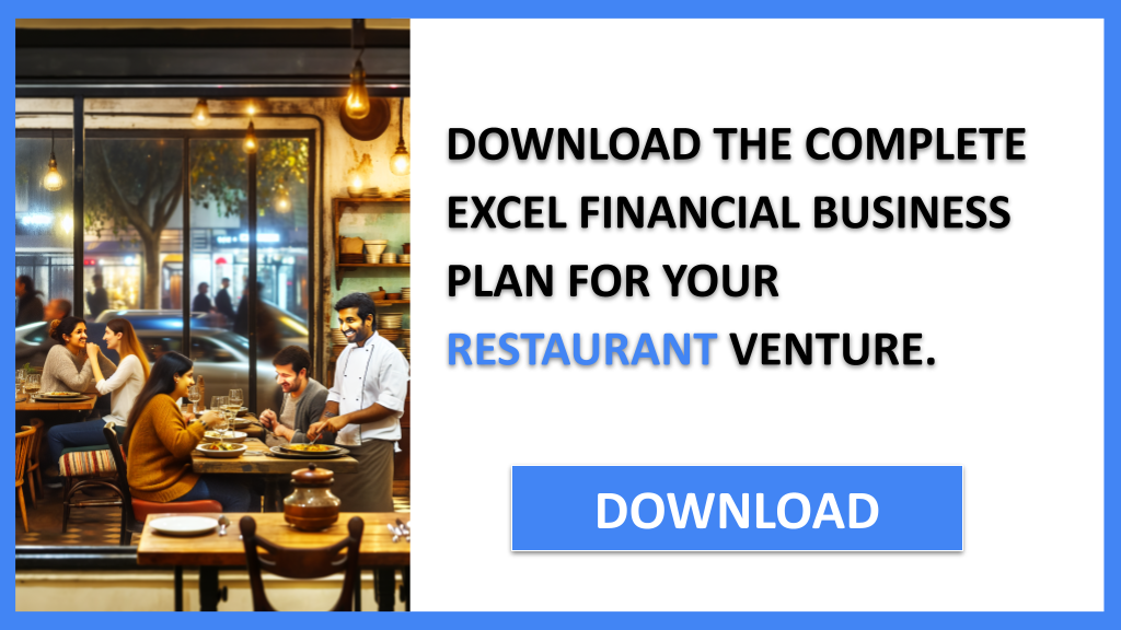 Restaurant Financial Plan FOR RESTAURANT-5
