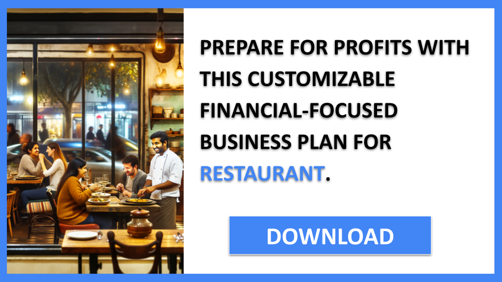Restaurant Financial Plan FOR RESTAURANT-6