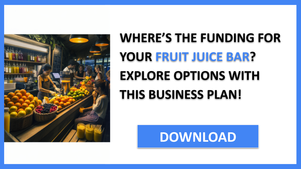 Fruit Juice Bar Funding Options FOR FRUIT JUICE BAR-4