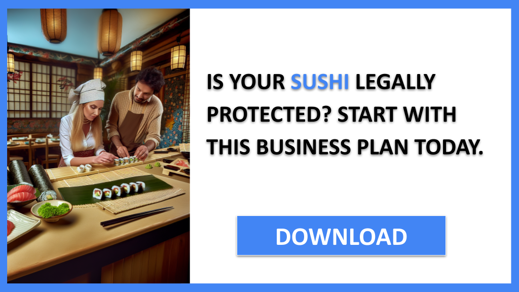 Sushi Legal Considerations FOR SUSHI-4