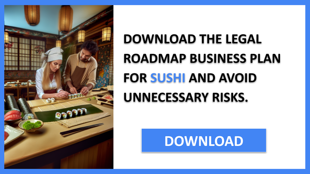 Sushi Legal Considerations FOR SUSHI-5