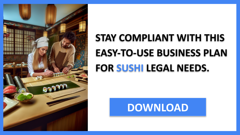 Sushi Legal Considerations FOR SUSHI-6