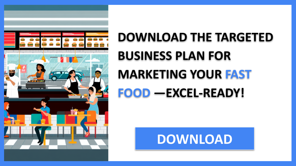 Fast Food Marketing Plan FOR FAST FOOD-5