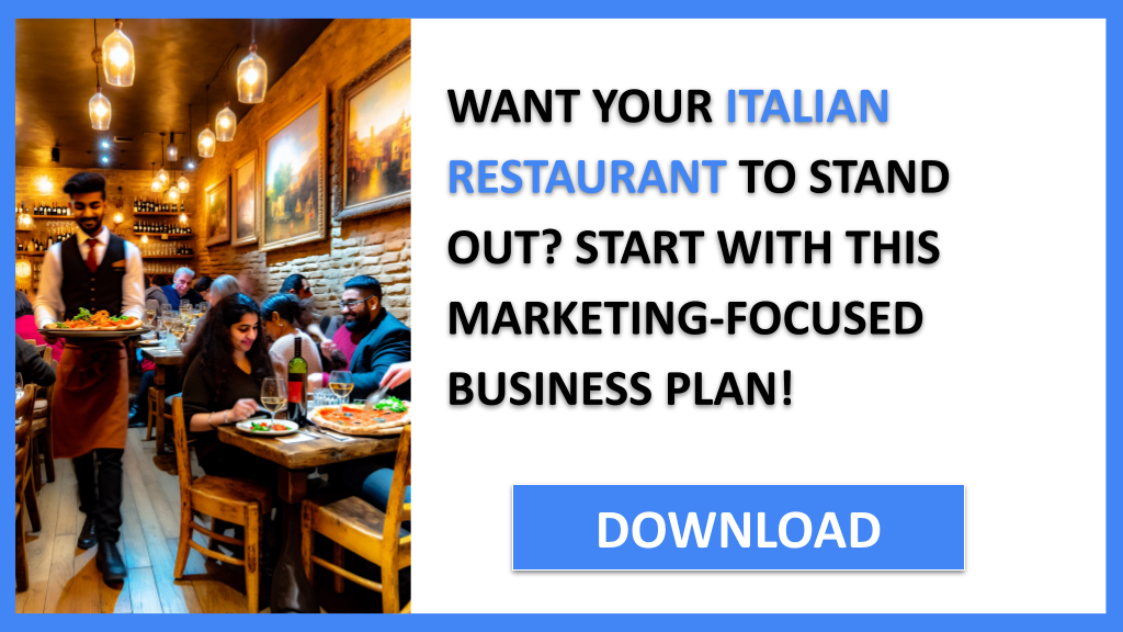Italian Restaurant Marketing Plan FOR ITALIAN RESTAURANT-4