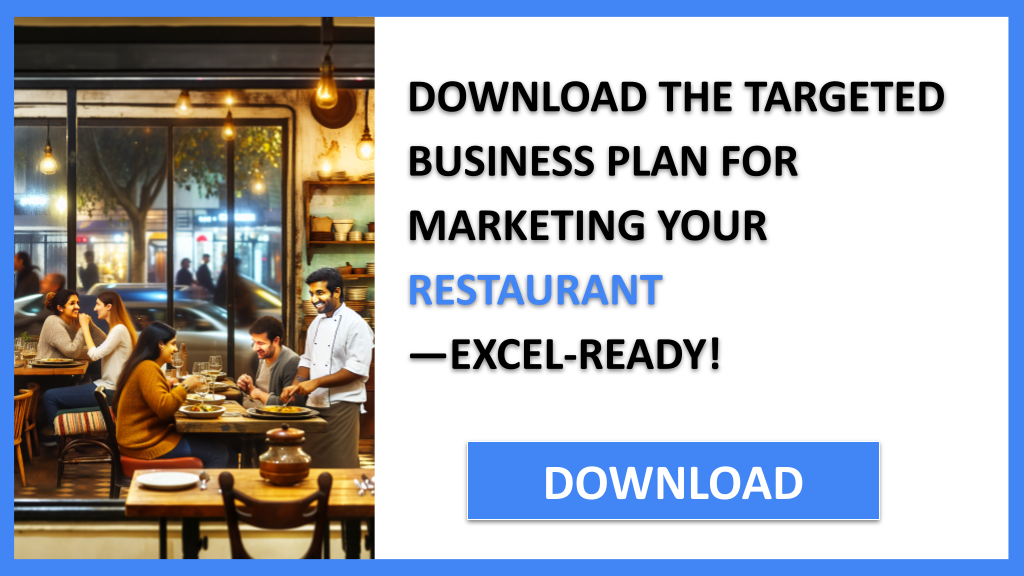 Restaurant Marketing Plan FOR RESTAURANT-5
