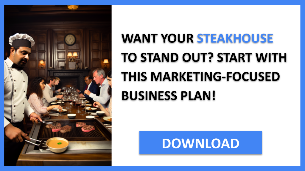 Steakhouse Marketing Plan FOR STEAKHOUSE-4