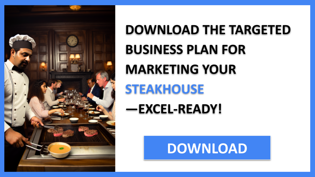 Steakhouse Marketing Plan FOR STEAKHOUSE-5