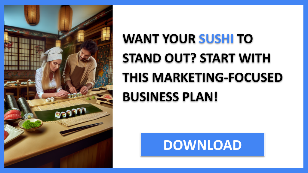 Sushi Marketing Plan FOR SUSHI-4