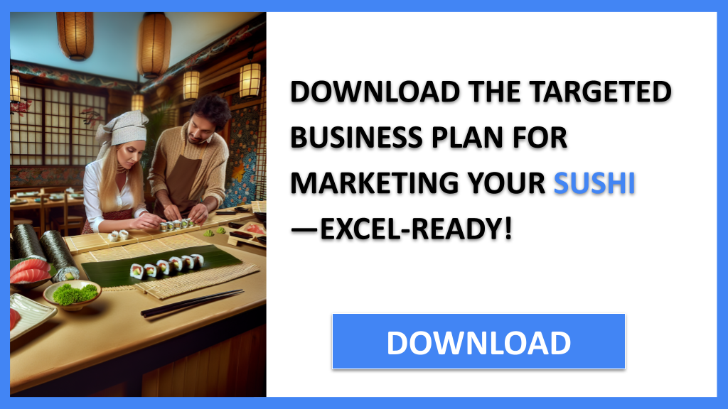 Sushi Marketing Plan FOR SUSHI-5