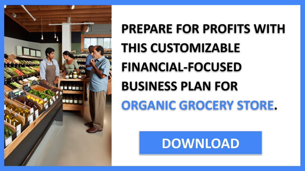 Business Plan Example for Organic Grocery Store - Organic Grocery Store Financial Plan- CTA3