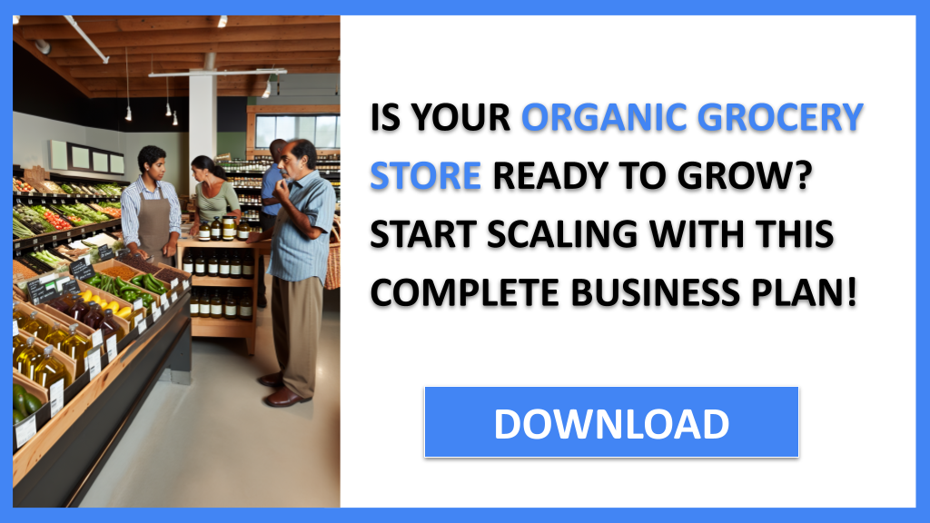 Business Plan Example for Organic Grocery Store - Organic Grocery Store Growth Strategy- CTA1