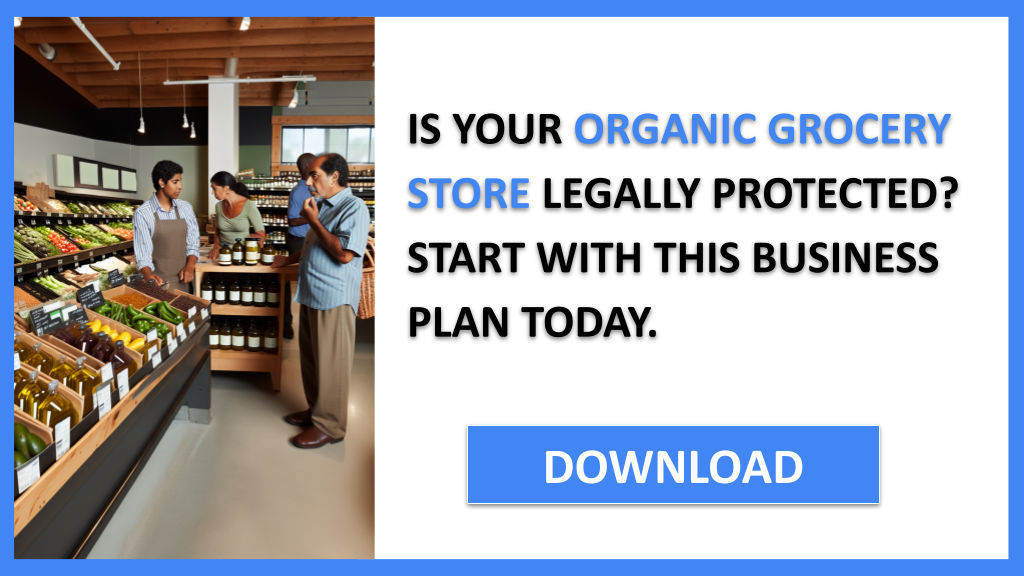 Business Plan Example for Organic Grocery Store - Organic Grocery Store Legal Considerations- CTA1