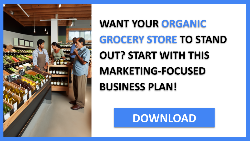 Business Plan Example for Organic Grocery Store - Organic Grocery Store Marketing Plan- CTA1