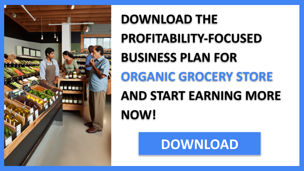 Business Plan Example for Organic Grocery Store - Organic Grocery Store Profitability- CTA3