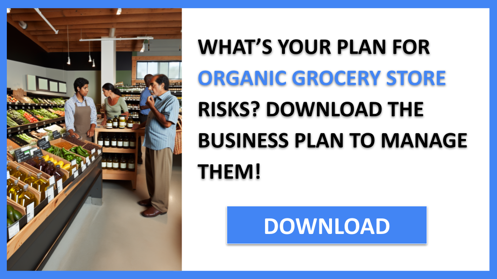 Business Plan Example for Organic Grocery Store - Organic Grocery Store Risk Management- CTA1