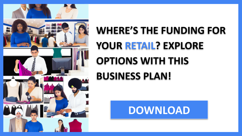 Business Plan Example for Retail - Retail Funding Options- CTA1