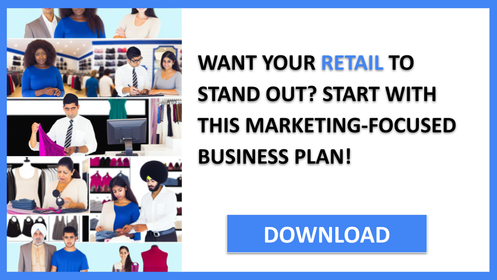 Business Plan Example for Retail - Retail Marketing Plan- CTA1