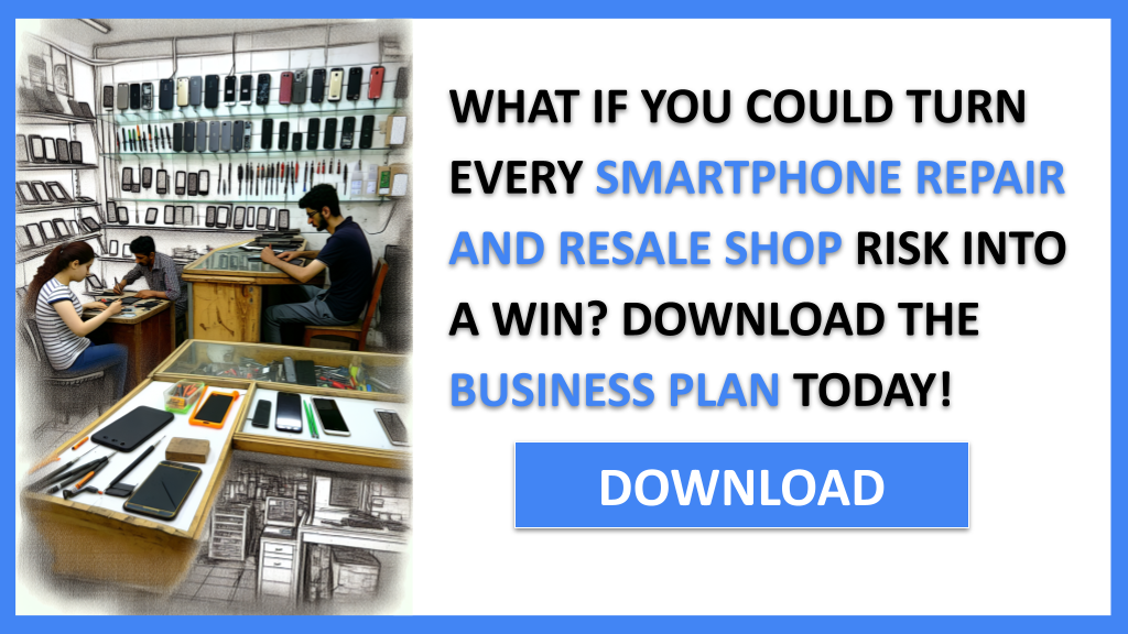 Business Plan Example for Smartphone Repair And Resale Shop - Smartphone Repair And Resale Shop SWOT Analysis- CTA1