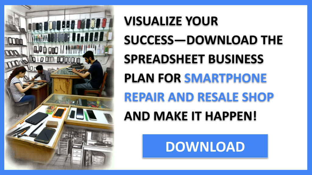 Business Plan Example for Smartphone Repair And Resale Shop - Smartphone Repair And Resale Shop Business Plan- CTA3