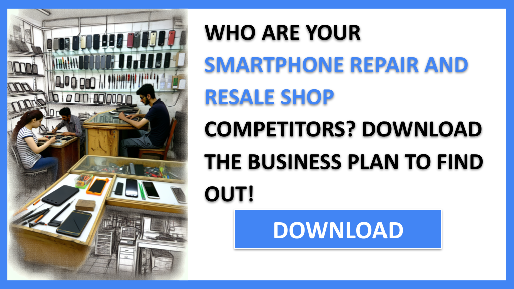 Business Plan Example for Smartphone Repair And Resale Shop - Smartphone Repair And Resale Shop Competition Study- CTA1