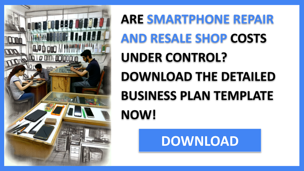 Business Plan Example for Smartphone Repair And Resale Shop - Smartphone Repair And Resale Shop Costs- CTA1
