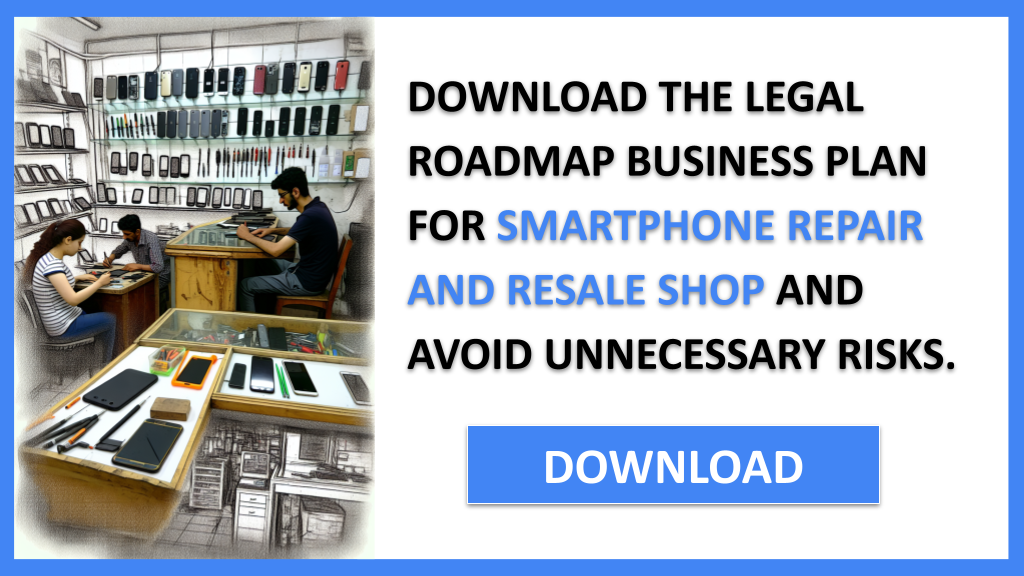 Business Plan Example for Smartphone Repair And Resale Shop - Smartphone Repair And Resale Shop Legal Considerations- CTA2