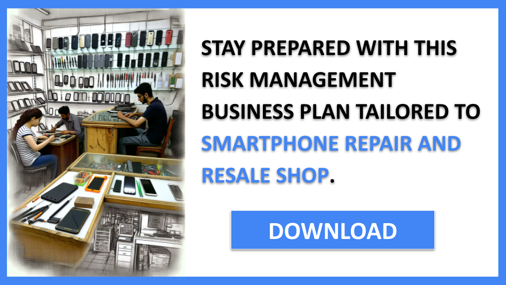 Business Plan Example for Smartphone Repair And Resale Shop - Smartphone Repair And Resale Shop Risk Management- CTA3